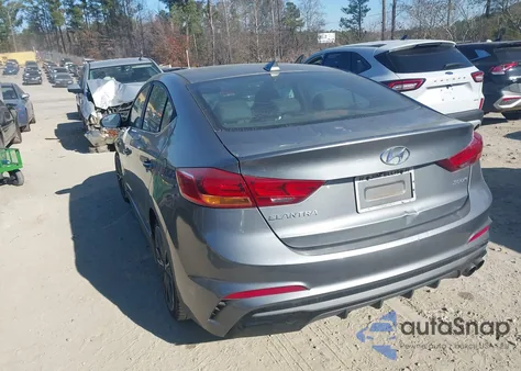 2017 Hyundai Elantra Sport from USA, damaged, VIN KMHD04LB3HU322895